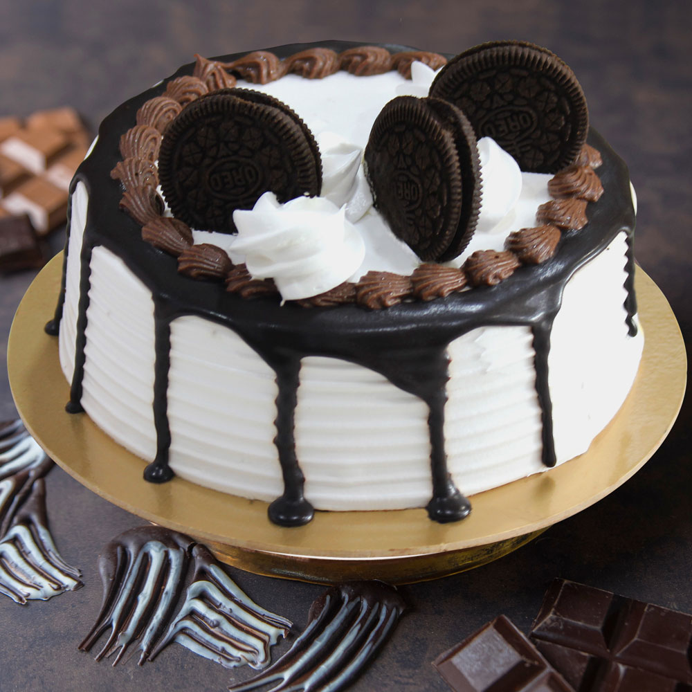 Oreo Biscuit Cake (With or without oven) - Recipes Plaza